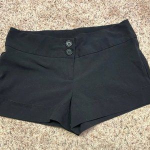 Charlotte Russe Black Dress Shorts